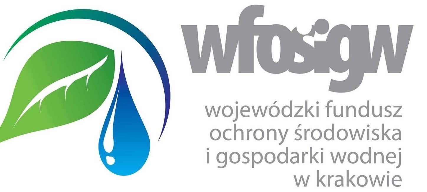 Logo Wojewódzkiego Funduszu Ochrony Środowiska i Gospodarki Wodnej w Krakowie. Logo Wojewódzkiego Funduszu Ochrony Środowiska i Gospodarki Wodnej w Krakowie.