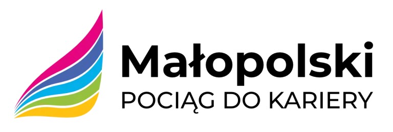 Małopolski pociąg do kariery - logo. Źr&oacute;dło: projekt.pociagdokariery.pl
