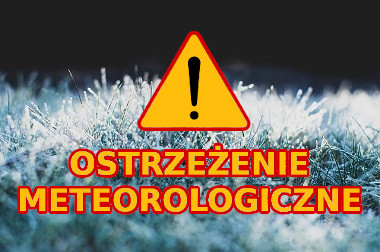 Ostrzeżenie meteorologiczne - przymrozki