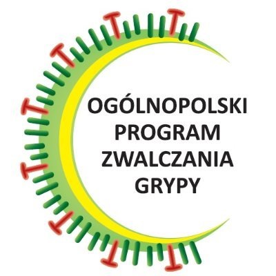 Logo Ogólnopolskiego Programu Zwalczania Grypy.