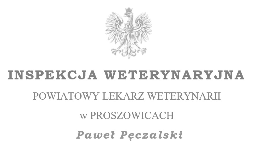 Inspekcja Weterynaryjna. Powiatowy Lekarz Weterynarii w Proszowicach Paweł Pęczalski.